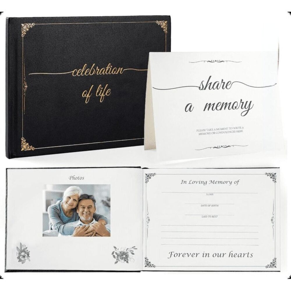 Celebration Of Life Funeral Guest Book To Sign NEW